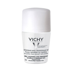 VICHY DEODORANT ANTI TRANSPIRANT 48H BILLE PEAU SENSIBLE OU EPILEE