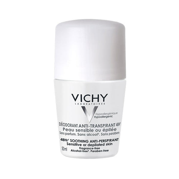VICHY DEODORANT ANTI TRANSPIRANT 48H BILLE PEAU SENSIBLE OU EPILEE