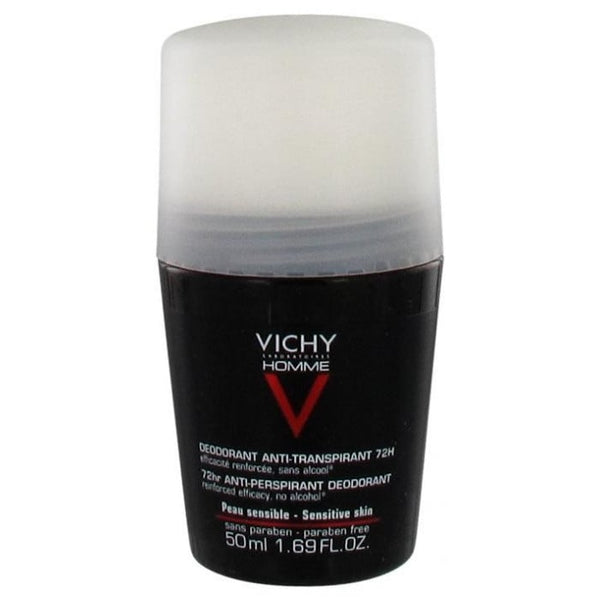 VICHY HOMME DEODORANT ANTI TRANSPIRANT 72 H ROLL ON 50 ML