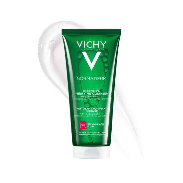 VICHY NORMADERM GEL PURIFIANT INTENSE PEAU GRASSE ET ACNEIQUE 200 ML