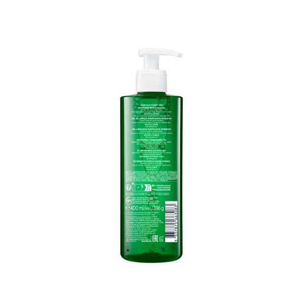 VICHY NORMADERM GEL PURIFIANT INTENSE PEAU GRASSE ET ACNEIQUE 400 ML